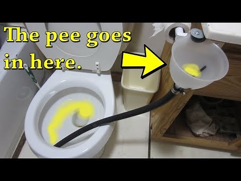 Home Made Urinal! How to Make One!