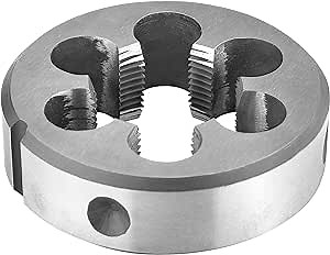 Burkit 1-1/8"-18 UNFF Round Threading Die, 1-1/8 x 18 UNFF Machine Thread Die Right Hand