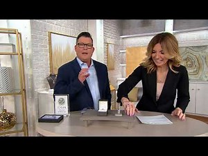 Pure Tanzanite by Jeff Moseley 18K 2ct Asscher Tanzanite & Diamond Ring on QVC