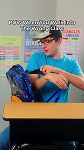 POV: You go to the wrong class 💀