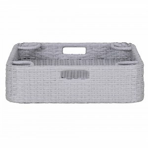 Floating Pool Tray Floating Serving Tray Table & Bar - Pool Floats for Adults, Spas, & Pool Parties - Floating Tray for Pool Serving Drinks, Sunjoy Floating Brunch 24x24'', Food on The Water -Grey - Walmart.com