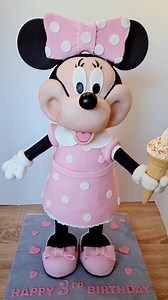 76 reactions · 22 comments | Here it is! 50cm high Minnie Mouse cake. | cakes2party | Facebook