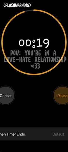 Inside a Love-Hate Relationship: A Timer POV