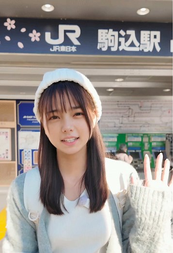 駒込駅到着🫡