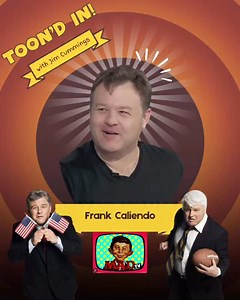 He’s here! ✔️ January 10th Frank Caliendo Jr. is an American comedian, actor, and impressionist best known for his impersonations on the Fox Network television series MADtv as well as being the in-house prognosticator for Fox NFL Sunday. Stay Toon’d for more Podcasts - link in Bio 🎧 Listen on Spotify: bit.ly/4fHWwxa 🍎 Listen on Apple: bit.ly/3AmUYZi 💖 Support on Patreon: patreon.com/jimcummingspodcast ❤️Spreaker on iHeart : https://www.spreaker.com/podcast/toon-d-in-with #jimcummings #podcast