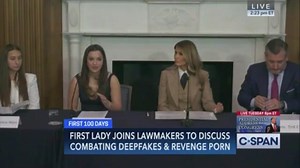 “We need to hold Big Tech accountable”: Elliston Berry, a victim of deepfake porn at 14, at a Melania Trump roundtable.