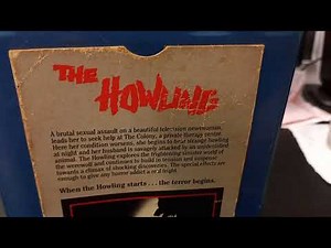 The Howling 1981 Vhs😱🌚🐺😱
