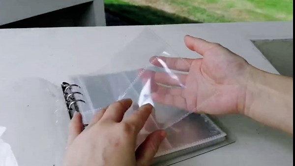 Seed Storage Organizer Kit: Binder with 35 Sheets Protectors - 2-Pocket (5.3 x 3.6") and 4-Pocket (2.6 x 3.6"), Plus 80 Seed Envelopes - Ideal for Tidy Garden Seed Packet Organization