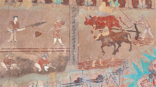 Grain in Ear, (#mangzhong, Chinese: 芒种), the 9th solar term, signifies a busy period for farmers. Check out the farming scenes vividly depicted in the #Dunhuang murals, now available with Japanese subtitles!✨ #DunhuangSolarTerms #SilkRoadArtTreasures | Dunhuang Academy | Facebook