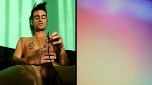 Look inside my thick cock with endoscope