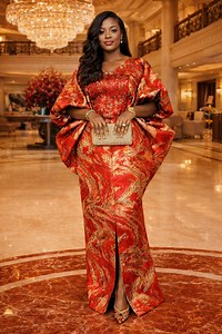 Bold Ankara glow, graceful drape, confident finish. ✨ #ankarastyles | African Print Designer's