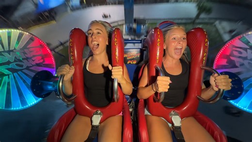 9.8K views · 116 reactions | Laynie & Lylah | Slingshot & Vomatron at Indy Speedway | Facebook