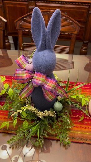 1.4K views · 34 reactions | Who has decorated one of these bunnies? #wreathmaker #hardworkingmom #easterbunny #easter2023 #easterdecor | Crafting with Hard Working Mom | Facebook