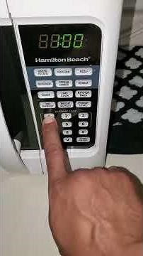 Set Clock Hamilton Microwave Tutorial