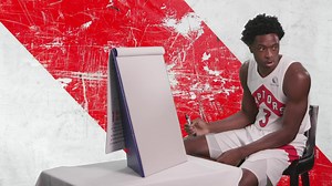 We challenged the Toronto Raptors to draw the OVO logo and the results were... interesting 😂🦉 #WeTheNorth | #RapsOnSN | Sportsnet