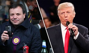 UKIP donor calls Trump's 'p***y' remarks "locker-room talk"