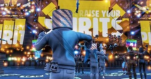 DJ “kẹo dẻo” Marshmello cùng Tyler "Ninja" Blevins sẽ "đốt cháy" ngày hội Chung kết FORTNITE thế giới hôm nay!  kenh14.vn › eSports