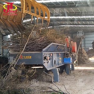 [Hot Item] Heavy Duty Wooden Pallet Crusher Whole Tree Branch Wood Chipping Shredder Machine Wood Chipper