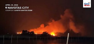 Fire hits Navotas landfill