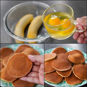 4.7K views · 45 reactions | I Combined Egg & Banana & Make This Delicious Mini Pancake Recipe | Mini Banana Pancake Recipe #bananapancakes #pancakes #bananacake | T'stove - Cooking & Baking | Facebook