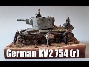 Trumpeter 1/35 KV2 754 (r) Build & Diorama