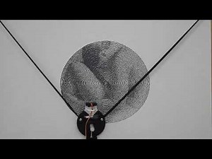 Art by a vertical plotter I made (Title : Bounded)