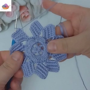 3D CROCHET FLOWER PATTERN | Crochet Love
