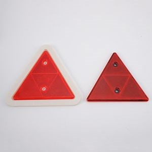 [Hot Item] Hot-Sale Triangular Warning Sign Reflective Body Sticker Plastic Vehicle Tail Board Triangle