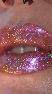 28K views · 750 reactions | *Rosé Holo* is back in stock! It's holographic dusky pink shift will make kiss marks this Valentine's Day that your victims won't want to rub off! ✨✨ #multichromegloss #lipgloss #questionbeauty #multichrome #valentinesday | Question Beauty | Facebook