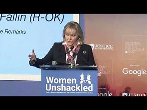 Governor Mary Fallin gives keynote speech at forum on the incarceration of women