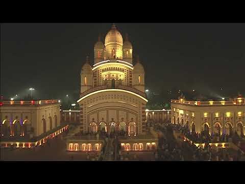 Celebration of Kali Puja from Dakshineshwar Kali Temple, Kolkata