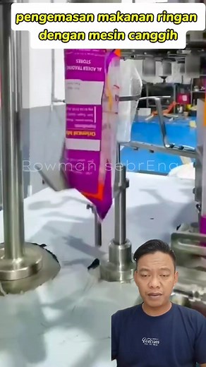 1.2K views · 4 comments | Proses pengemasan makanan ringan dengan mesin canggih yang otomatis #Teknologi #mesincanggih #pengemasanmakanan #mesinotomatis #Reel | Rowman SebrEng | Facebook