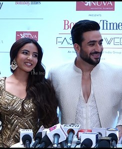 Jasmin Bhasin And Aly Goni Together Graced The Runway As The Showstopper For Ivana By Nifd Global Navi Mumbai At Bombay Times Fashion Week part 2. #JasmineBhasin #allygoni | Indian Television Academy