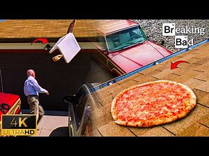 Breaking Bad - Walter Throws Pizza on the Roof (S3E2)