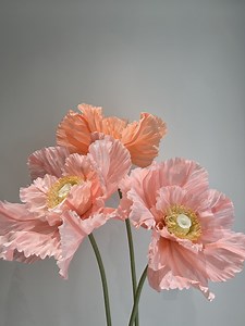 Standing Oversized Paper Poppies - Free Standing Paper Flowers - Window Display Decor Paper Flowers D - is Available - Etsy