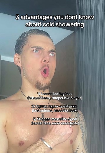Benefits of Cold Showers for Looksmaxing Success