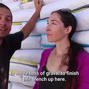 Digging the Foundations for The Earthbag Dome | Our Self-Reliant Life