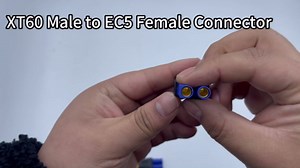 XT60 Female to EC5 Male Connector Adapter for Li-Ion Battery Connector Adapter for FPV Drone Remote Control Toy Vehicle