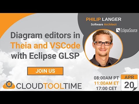 Diagram editors in Theia and VSCode with Eclipse GLSP | Cloud Tool Time | Philip Langer