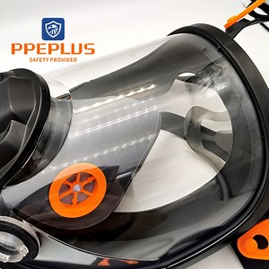 [Hot Item] Spray Painting Industrial Painting Self-Priming Filtering Type Full Face Gas Mask Protective Respirators