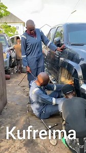 1K views · 53 reactions | WOMAN WRAPER Kufre and Oduwgu Mechanic workshop | Kufre Ima | Facebook