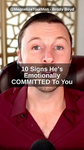 One Sign He's Emotionally COMMITTED To You #commitment #emotionalwellness #datinglife #datingadvice #relationshipgoals #datingmemes | Magnetize Men