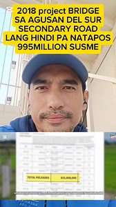 56K views · 2.1K reactions | 2018 2018 Almost 1billion project bridge sa AGUSAN del sur Hindi natapos susme kayo San napunta Ang pondo #pbbmadministration #Kakampinkforever #floodcontrolcorruption #reelsfypシ #FloodControlScam #truthontheline #DuterteDiehardSupporters #Corruption #BridgeConstruction e | Dela Cruz Salazar Darwin | Facebook