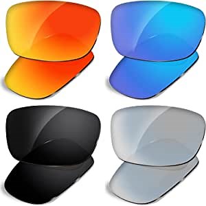Dynamix 4 Pairs Combo Polarized Replacement Lenses for Oakley Fives Squared