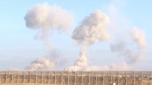 The Associated Press documents massive demolition operations and Israeli airstrikes in the northern Gaza Strip as seen from the borders. | Palestine International Broadcast