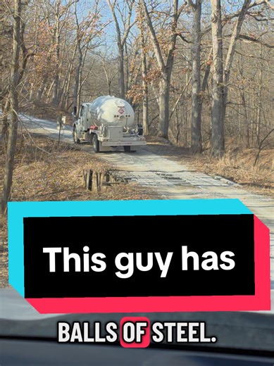 I witnessed a propane truck drive over a toothpick bridge that make my butt hole picker when I go over it in my work truck. bravo brother bravo #fyp #wow #bravo #brave #fypシ