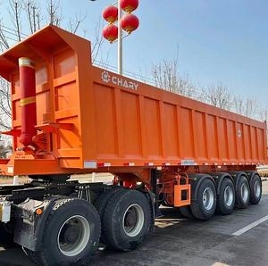 [Hot Item] Back Flip for Salespecial for Gravel Back Flip4 Axles Dump Trailerstone Special Trailer