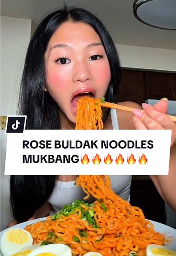 Delicious Spicy Buldak Noodles Mukbang Experience