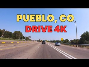 Interstate 25 Throughout Pueblo | Colorado 4K Highway Driving Tour | American Travel vlog