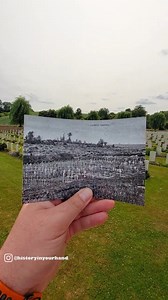 2.6K views · 78 reactions | Carnoy Military Cemetery Then & Now #ww1 #wwi #thegreatwar #battleofthesomme #carnoycemetery | History In Your Hand | Facebook